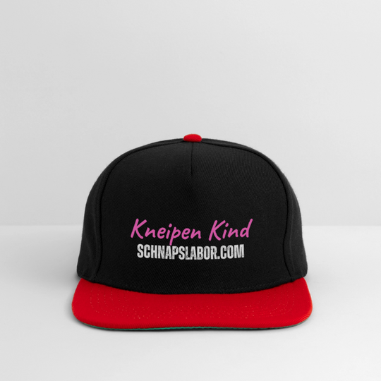 Kneipen Kind - Snapback Cap - Schwarz/Rot