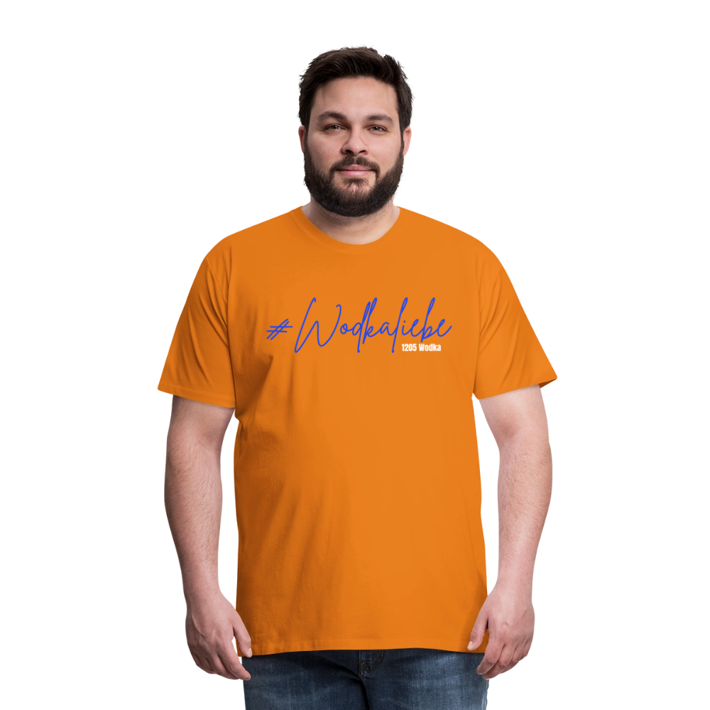 #Wodkaliebe 1205 - Männer Premium T-Shirt - Orange