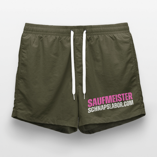 Saufmeister - Badeshorts - Olive