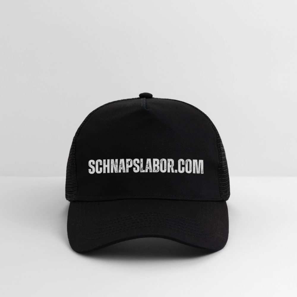 Schnapslabor - Trucker Cap - Schwarz/Schwarz