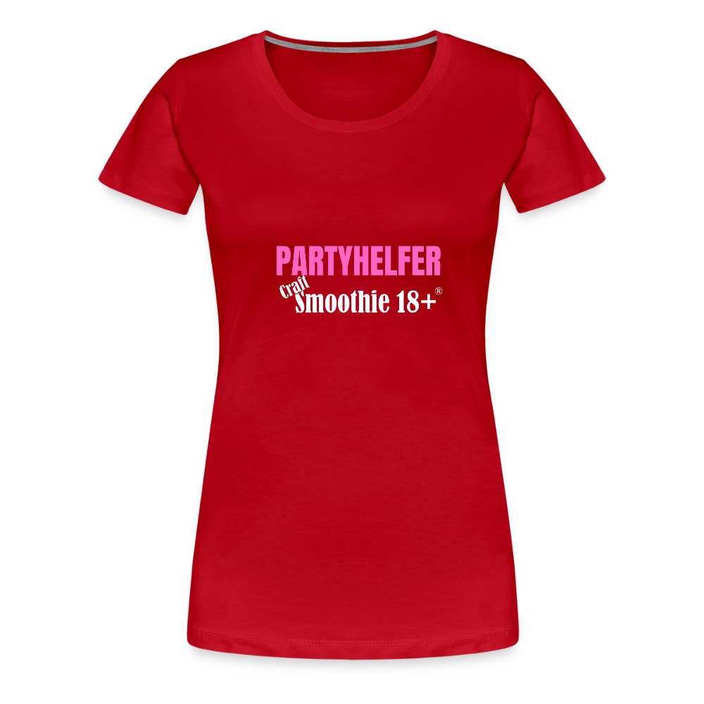 Partyhelfer - Frauen Premium T-Shirt - Rot