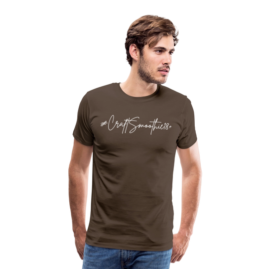 #CraftSmoothie18+ - Männer Premium T-Shirt - Edelbraun