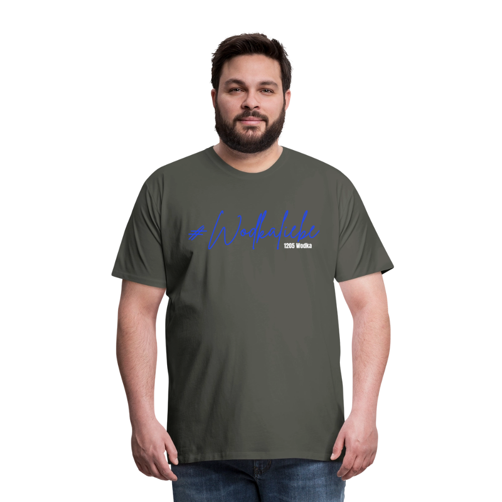 #Wodkaliebe 1205 - Männer Premium T-Shirt - Asphalt