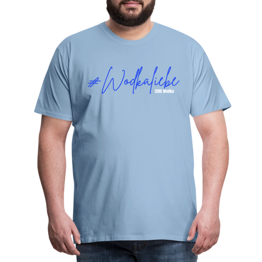 #Wodkaliebe 1205 - Männer Premium T-Shirt - Sky