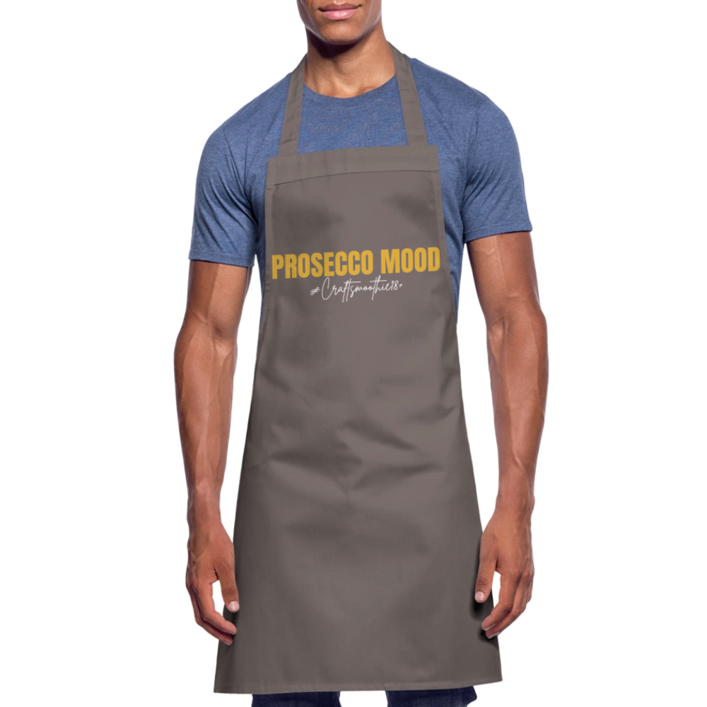 Prosecco Mood - Kochschürze - Grau