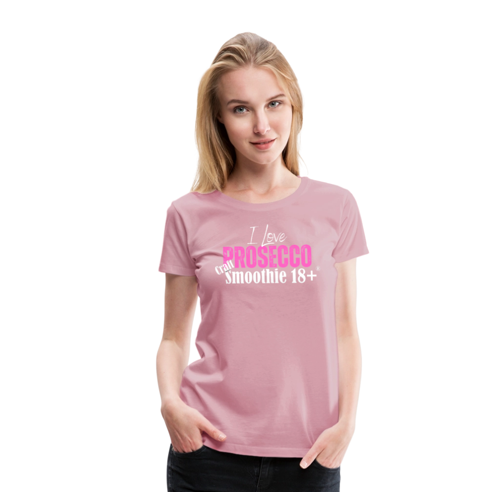 I love Prosecco - Frauen Premium T-Shirt - Hellrosa