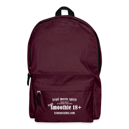Schnapslabor - Rucksack - Burgunderrot