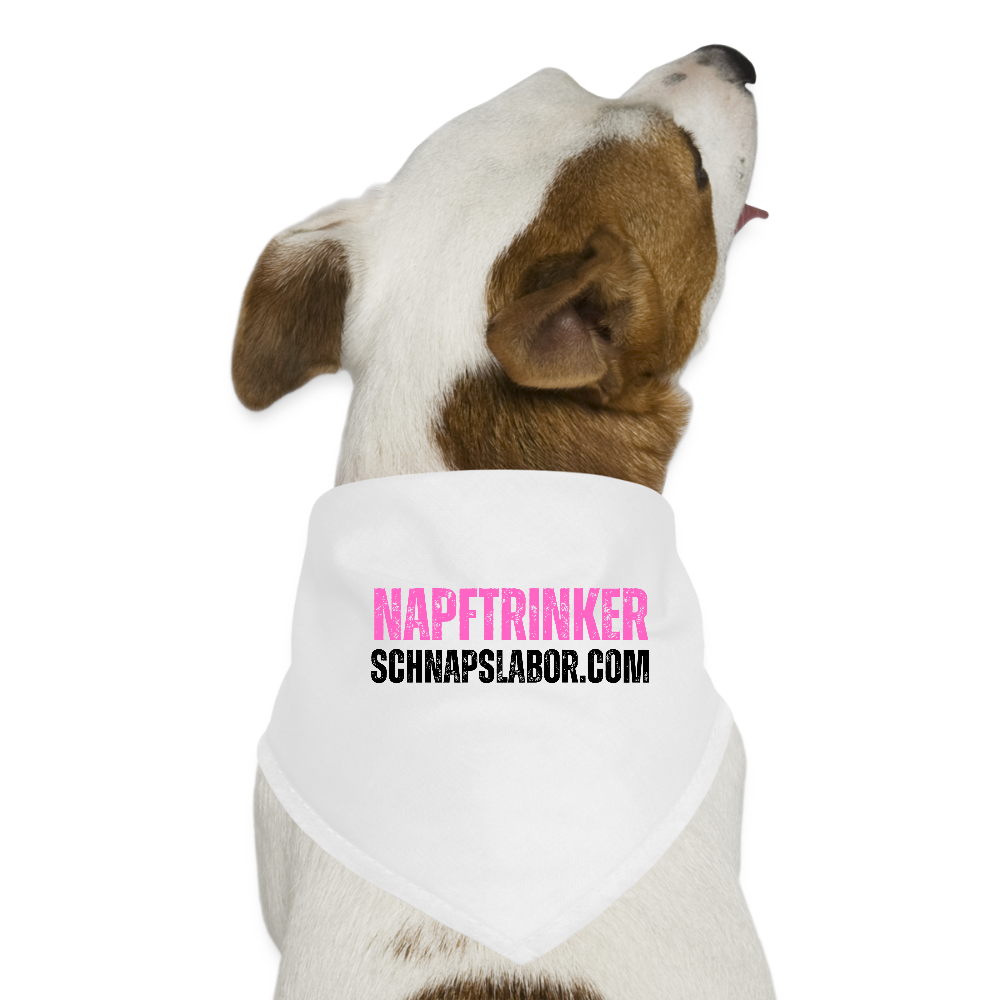 Napftrinker - Hunde Bandana - Weiß