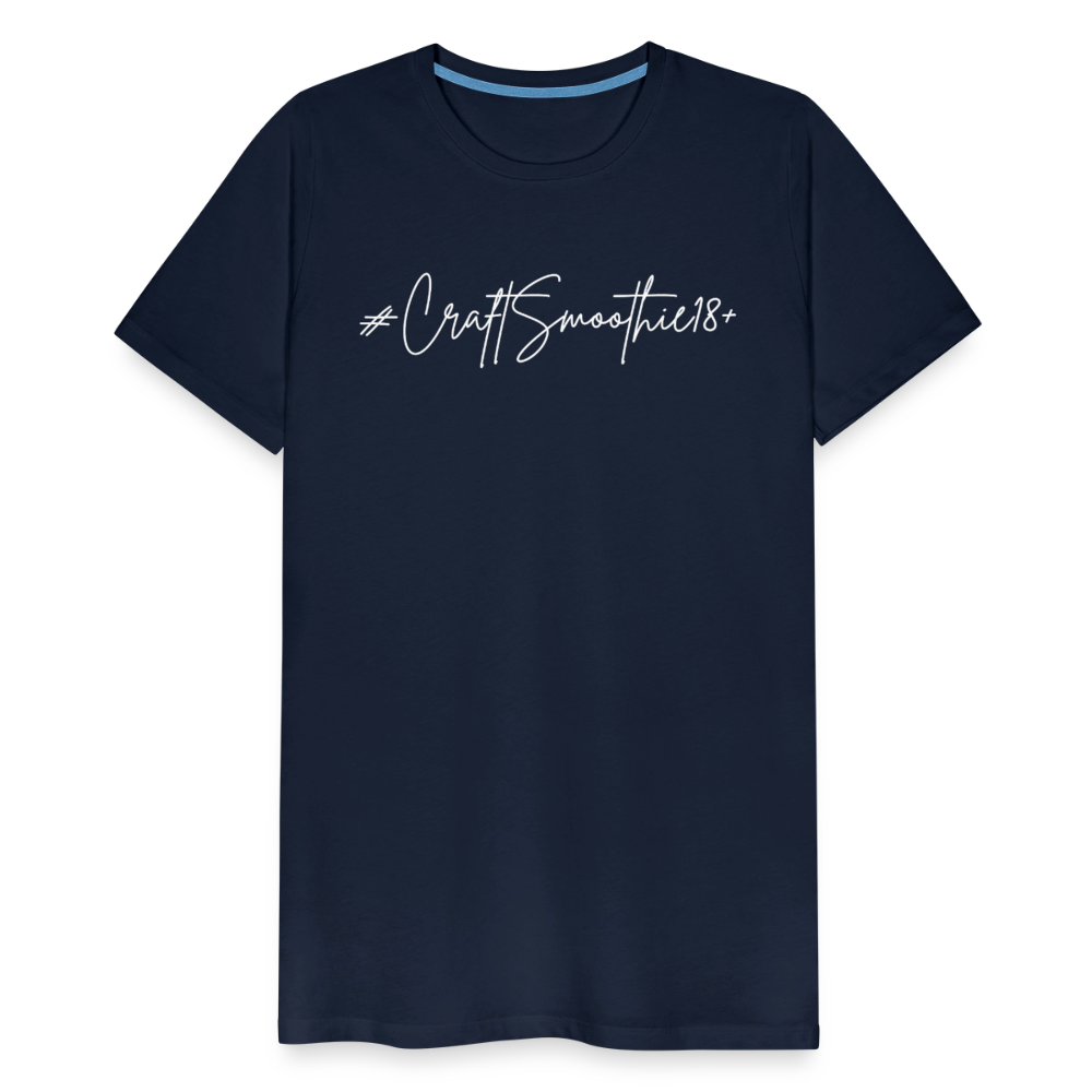 #CraftSmoothie18+ - Männer Premium T-Shirt - Navy