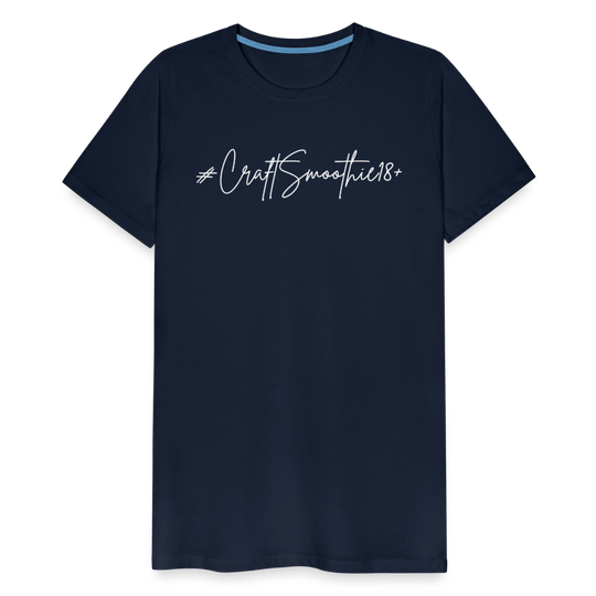 #CraftSmoothie18+ - Männer Premium T-Shirt - Navy