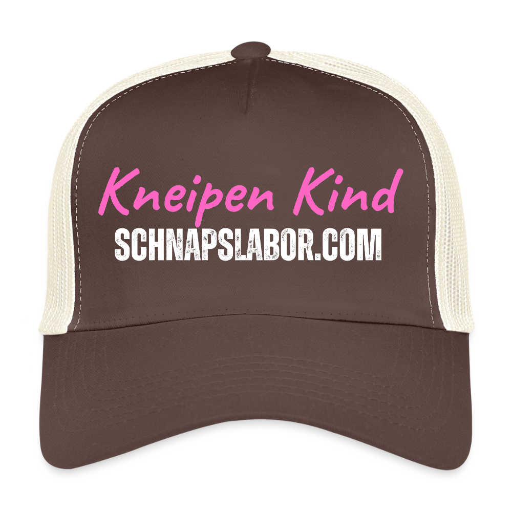 Kneipen Kind - Trucker Cap - Braun/Beige