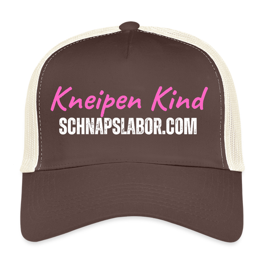 Kneipen Kind - Trucker Cap - Braun/Beige