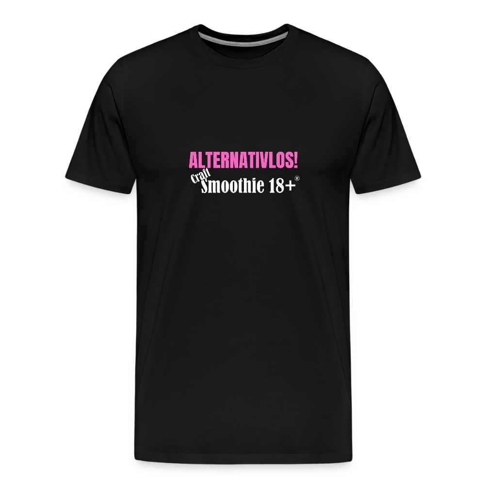 Alternativlos - Männer Premium T-Shirt - Schwarz
