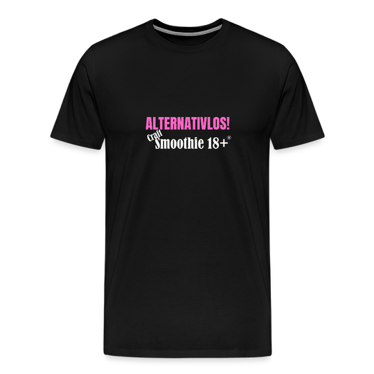 Alternativlos - Männer Premium T-Shirt - Schwarz