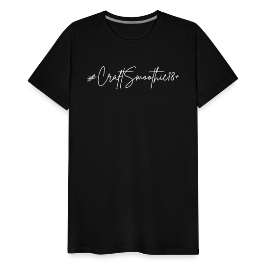#CraftSmoothie18+ - Männer Premium T-Shirt - Schwarz