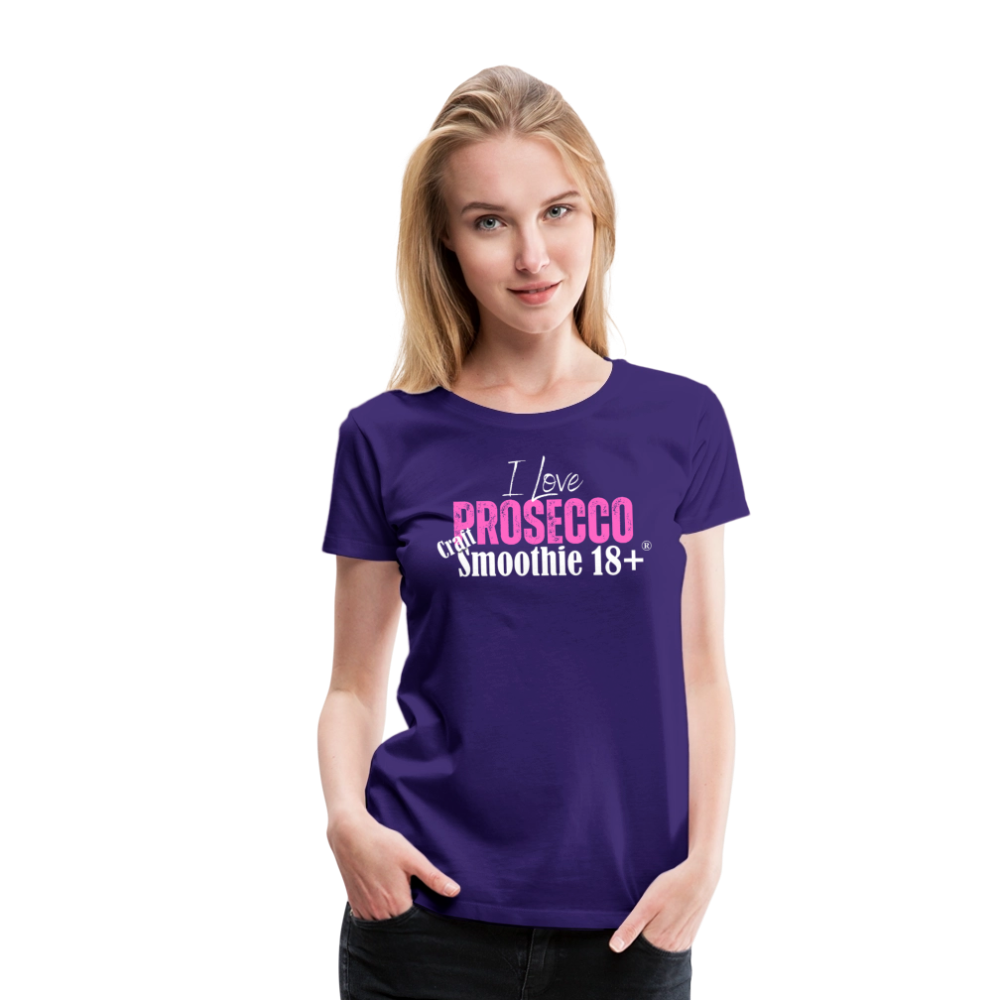 I love Prosecco - Frauen Premium T-Shirt - Lila