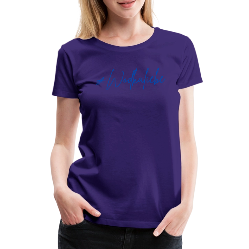 #Wodkaliebe - Frauen Premium T-Shirt - Lila