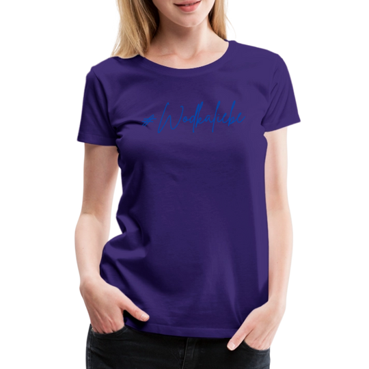 #Wodkaliebe - Frauen Premium T-Shirt - Lila
