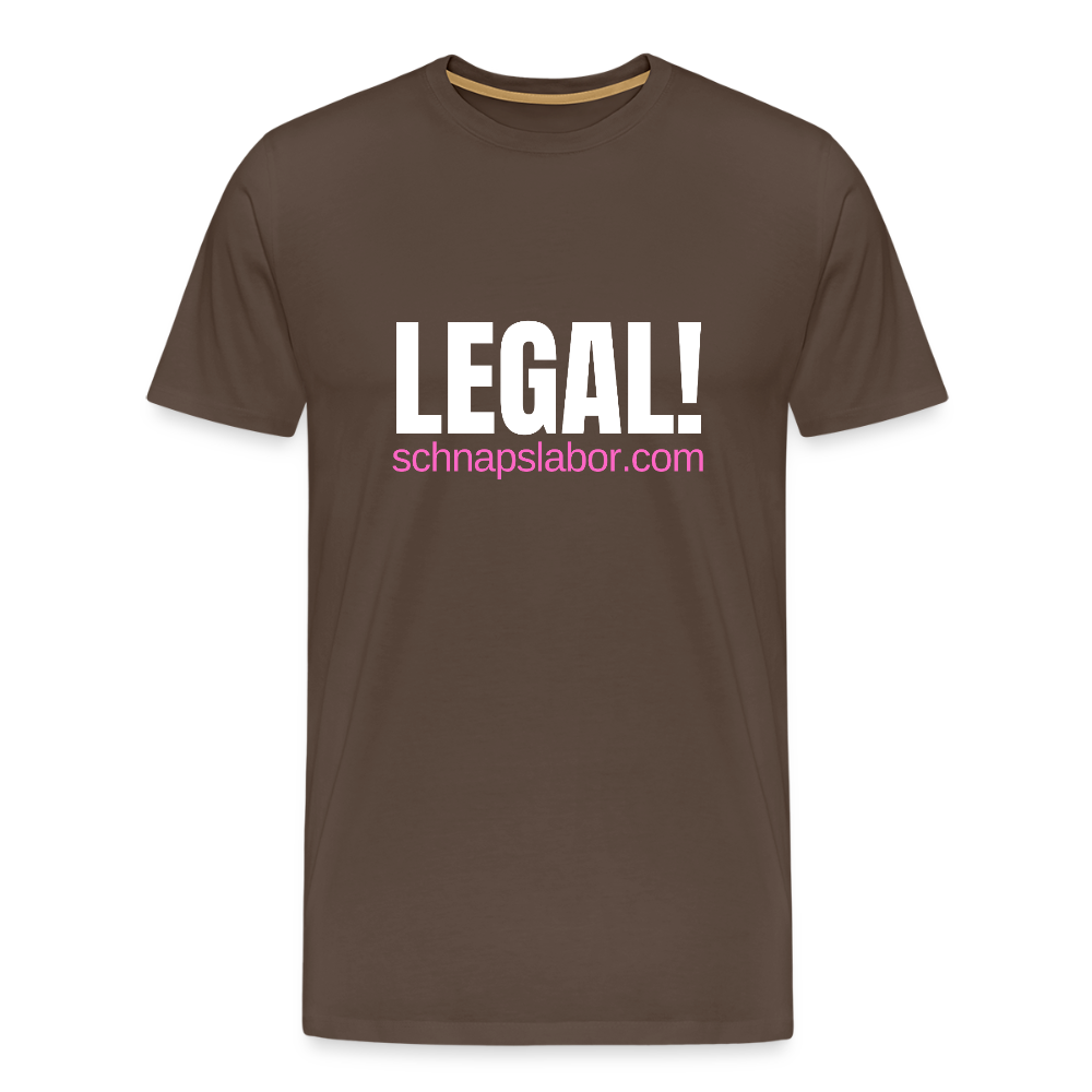 Legal - Männer Premium T-Shirt - Edelbraun
