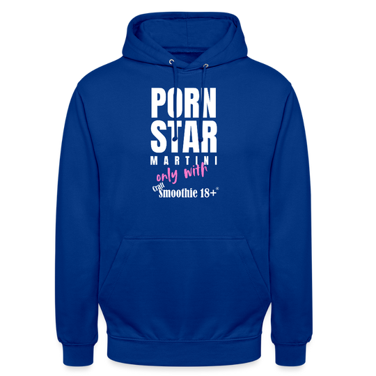 Pornstar Hoodie - "Unisex" - Royalblau