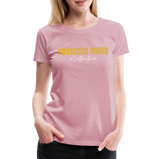 Prosecco Mood - Frauen Premium T-Shirt - Hellrosa