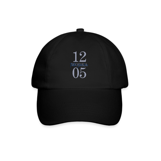 #Wodkaliebe 1205 - Baseballkappe - Schwarz/Schwarz