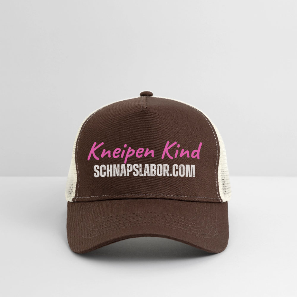 Kneipen Kind - Trucker Cap - Braun/Beige
