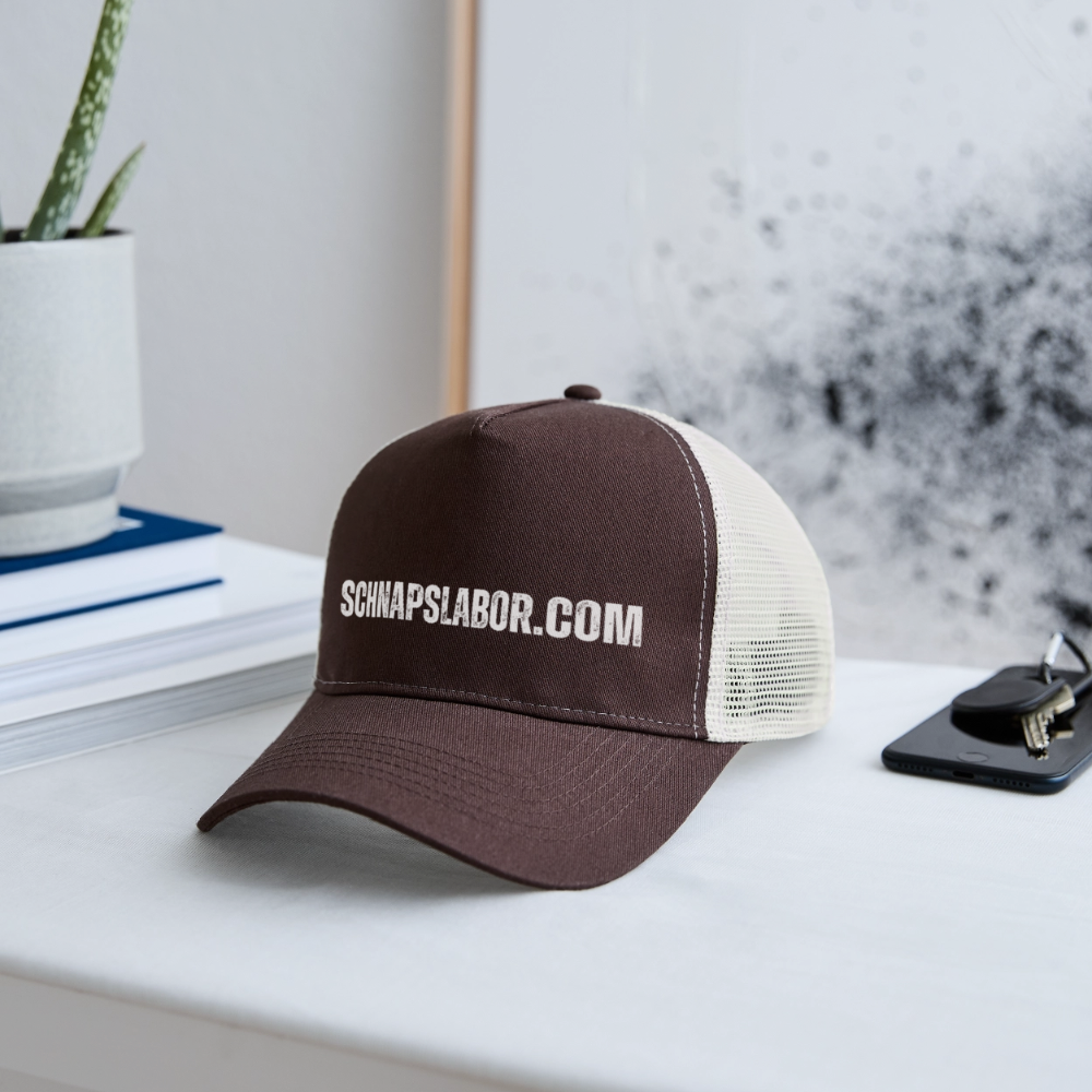 Schnapslabor - Trucker Cap - Braun/Beige