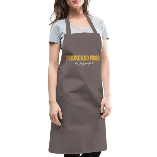 Prosecco Mood - Kochschürze - Grau