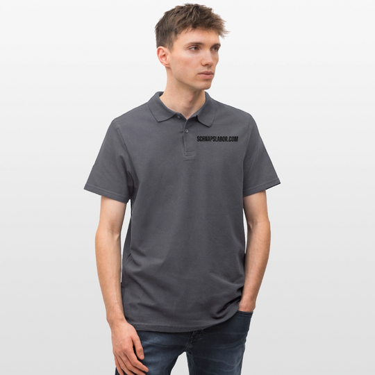 Schnapslabor - Männer Poloshirt - Anthrazit