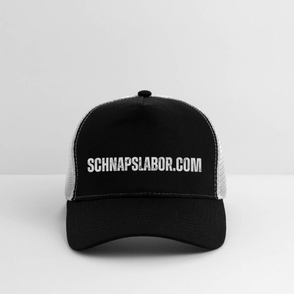 Schnapslabor - Trucker Cap - Schwarz/Steingrau