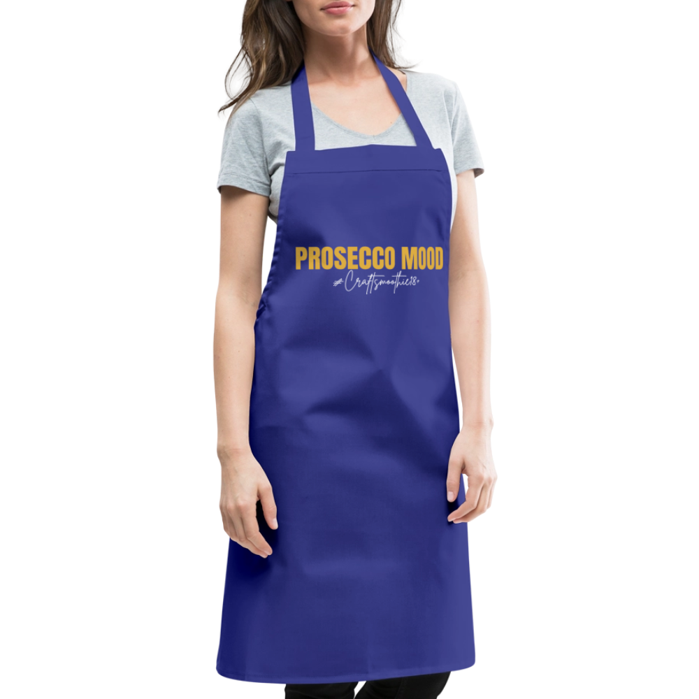 Prosecco Mood - Kochschürze - Royalblau