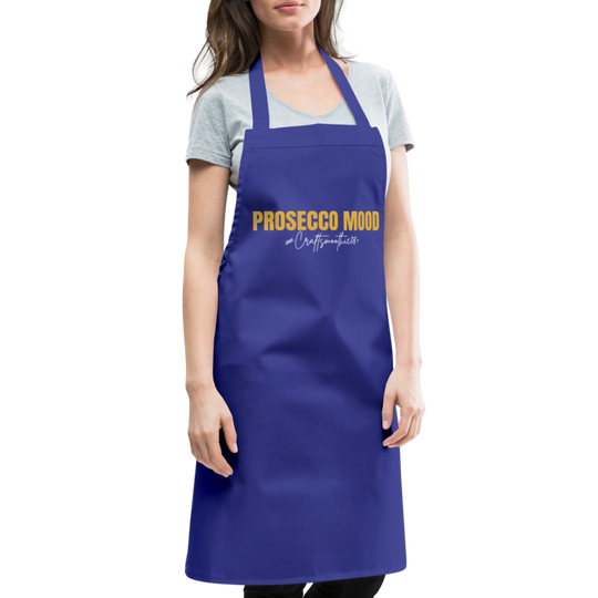Prosecco Mood - Kochschürze - Royalblau