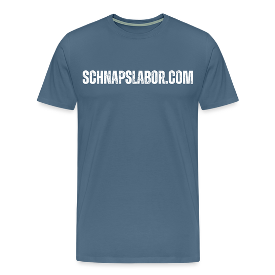 Schnapslabor - Männer Premium T-Shirt - Blaugrau