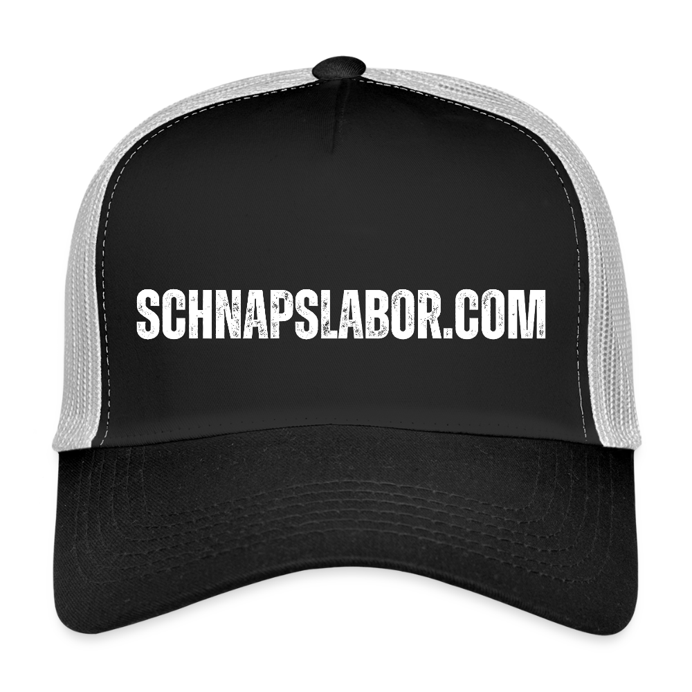 Schnapslabor - Trucker Cap - Schwarz/Steingrau