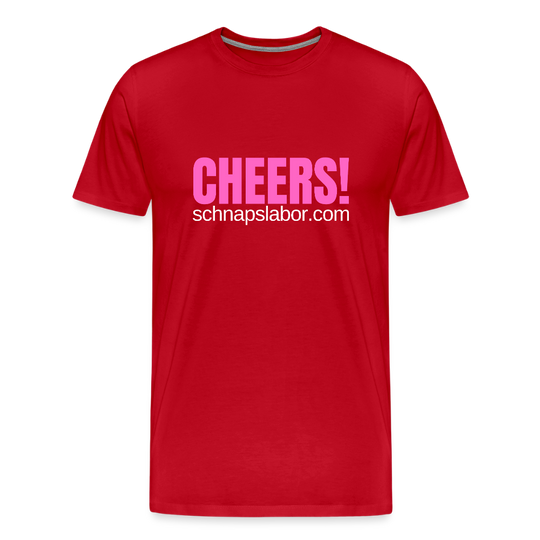 Cheers - Männer Premium T-Shirt - Rot