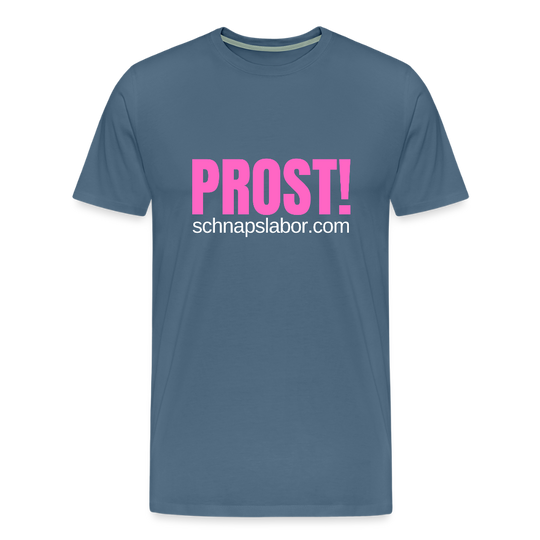 Prost - Männer Premium T-Shirt - Blaugrau