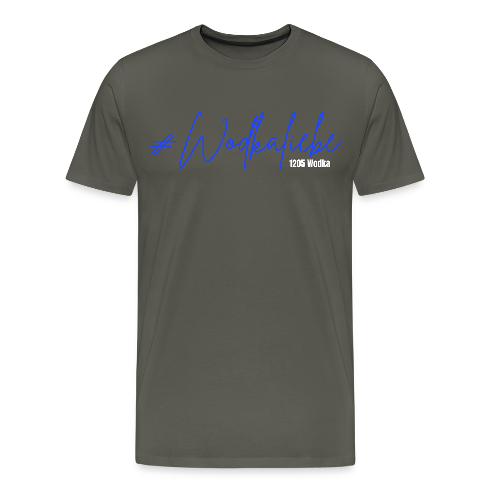 #Wodkaliebe 1205 - Männer Premium T-Shirt - Asphalt