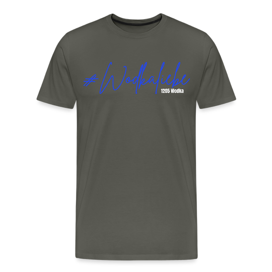 #Wodkaliebe 1205 - Männer Premium T-Shirt - Asphalt