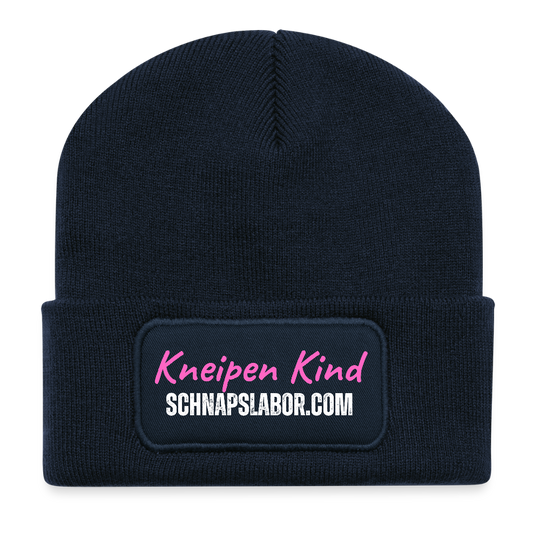 Kneipen Kind - Recycelte Patch Beanie - French Navy