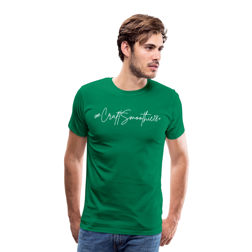 #CraftSmoothie18+ - Männer Premium T-Shirt - Kelly Green