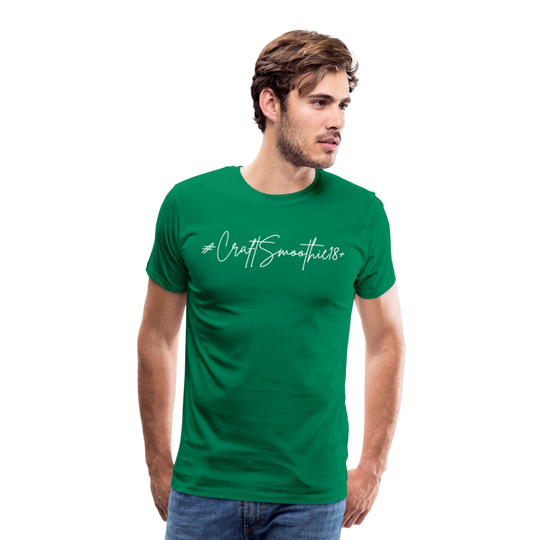 #CraftSmoothie18+ - Männer Premium T-Shirt - Kelly Green