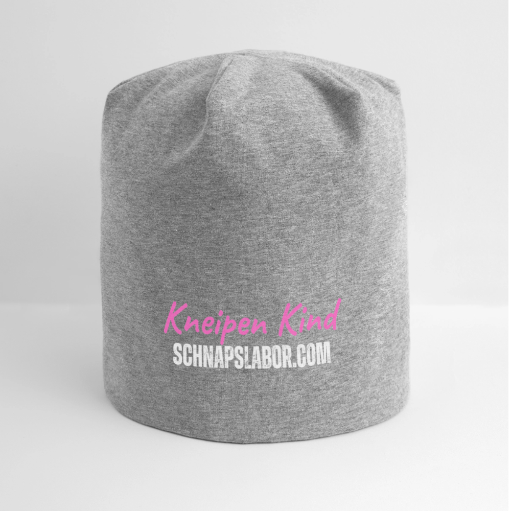 Kneipen Kind - Jersey-Beanie - Grau meliert