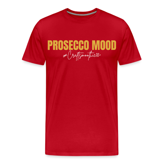 Prosecco Mood - Männer Premium T-Shirt - Rot