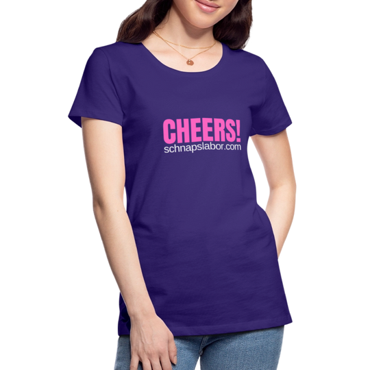 Cheers - Frauen Premium T-Shirt - Lila
