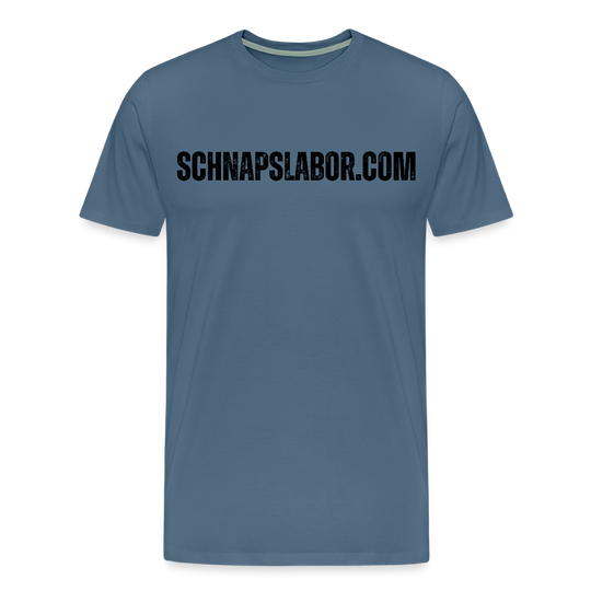 Schnapslabor - Männer Premium T-Shirt - Blaugrau