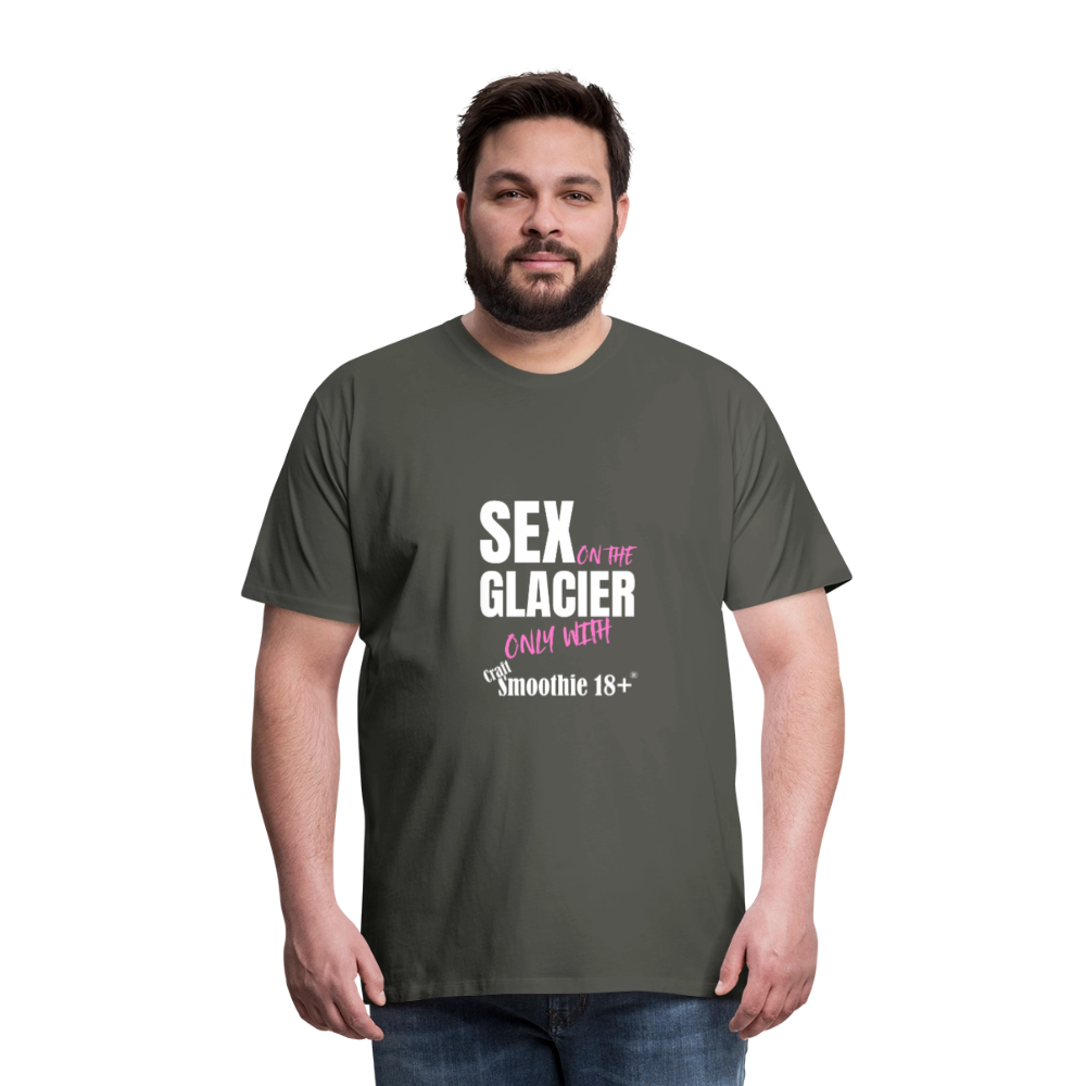 Sex on the Glacier - "Männer Premium T-Shirt" - Asphalt