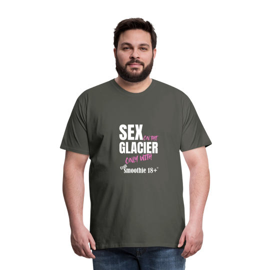 Sex on the Glacier - "Männer Premium T-Shirt" - Asphalt