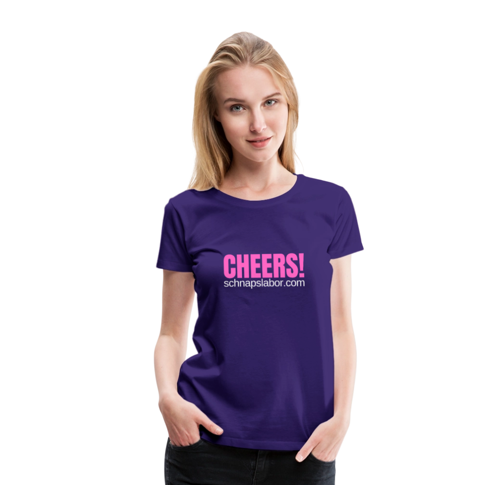 Cheers - Frauen Premium T-Shirt - Lila