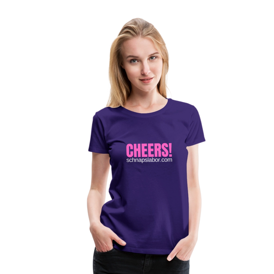 Cheers - Frauen Premium T-Shirt - Lila